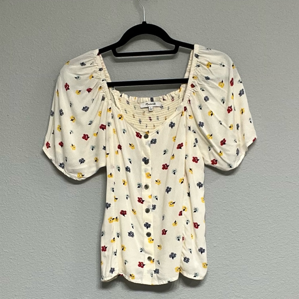 Madewell Floral Blouse